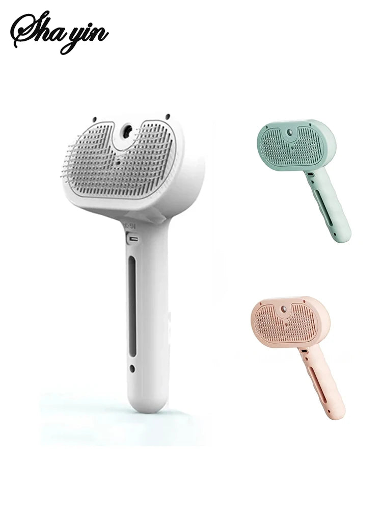 Steam Spray Dog Grooming Brush Unique Steam Brush For Dogs Luxury Grooming Brush Dog Steam Brush C