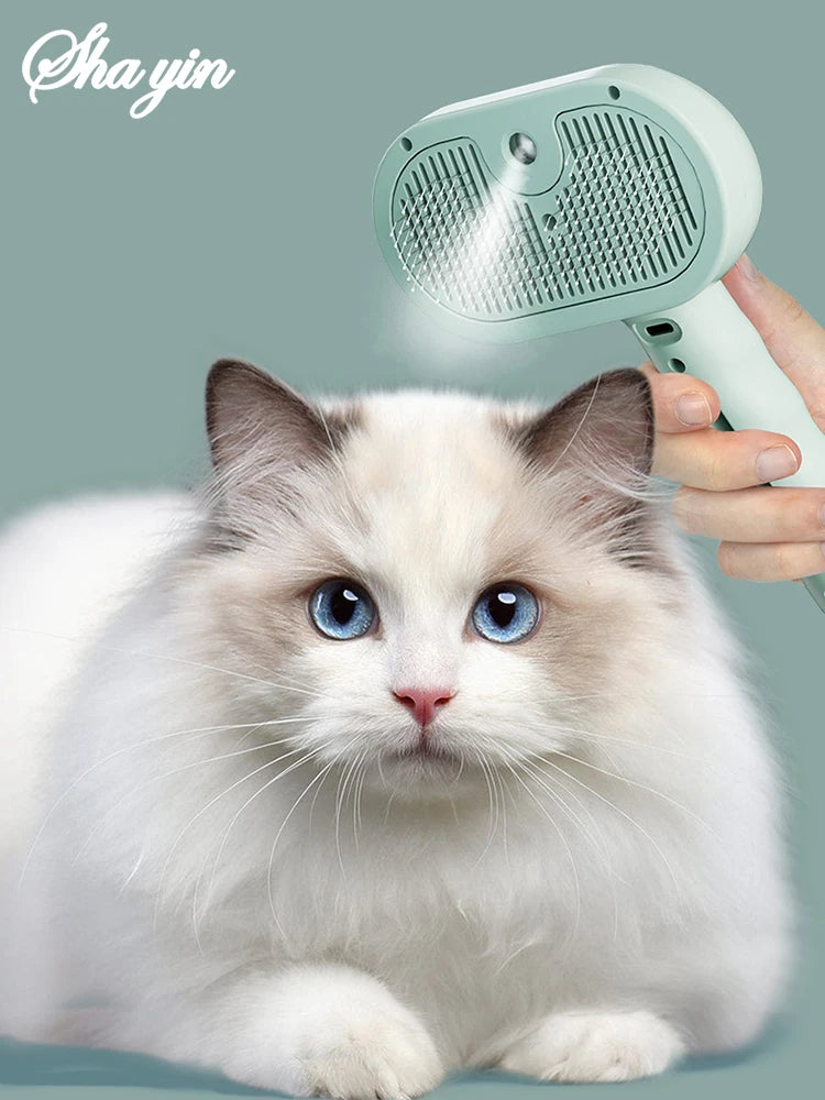 Steam Spray Dog Grooming Brush Unique Steam Brush For Dogs Luxury Grooming Brush Dog Steam Brush C